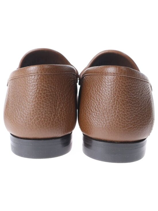 Gucci Horsebit Leather Low Cut Shoes Loafers Brown main image 5